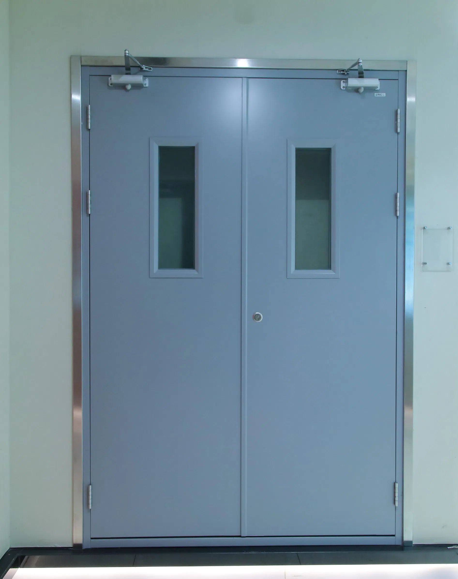 180 Mins China Real Listed Fire Rated Steel Door Commercial Building Hotel Used Fire Proof Door Entrance Steel Doors