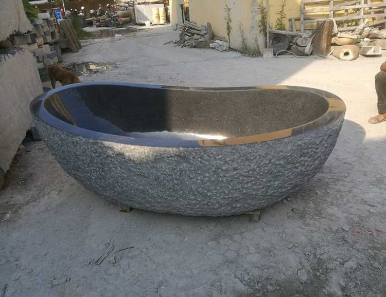 Handcrafted Granite Marble Bath Tub for Kitchen and Outdoor Use