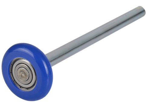 Blue 6200zz Bearing 46*190mm Garage Door Parts Nylon Roller