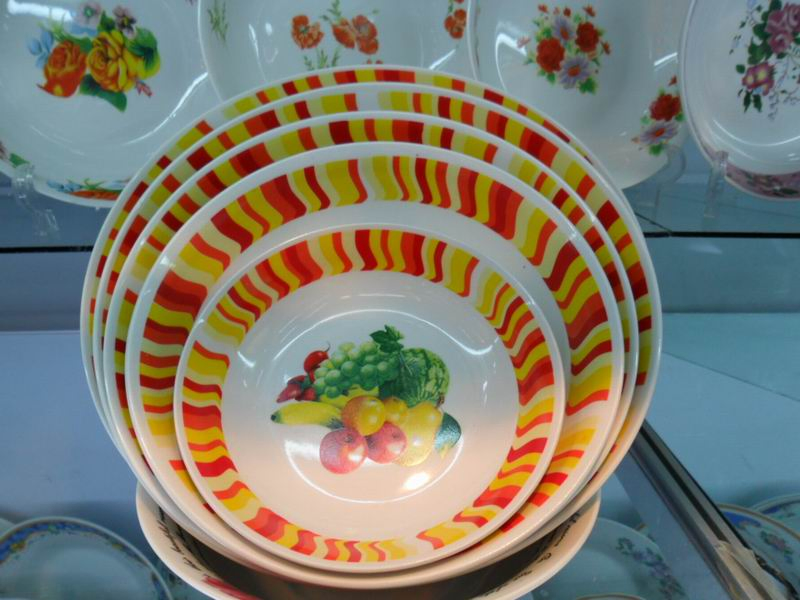 Rice Pasta Fuirt Plate Size 6"-12" Round Decal Porcelain Ceramic Tableware