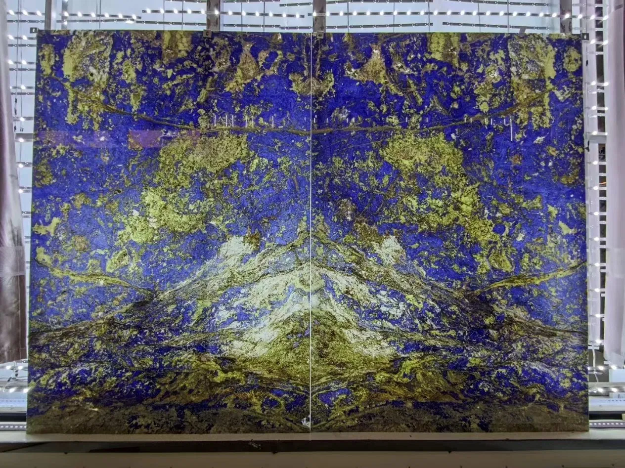 Luxury Bolivia Blue Natural Quartzite Slabs for Table Kitchen Countertop