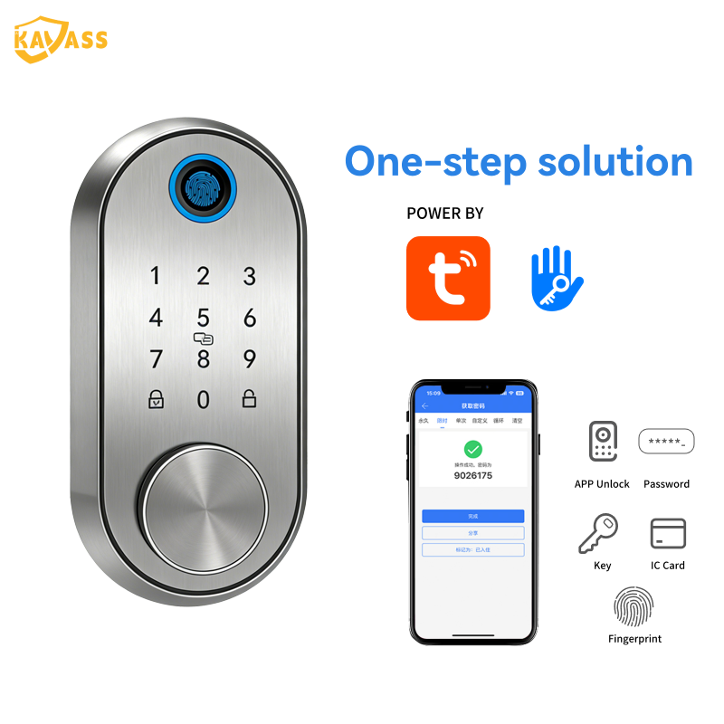 Kavass Multi-Function Smart Lock with Bluetooth Access and Fingerprint Security