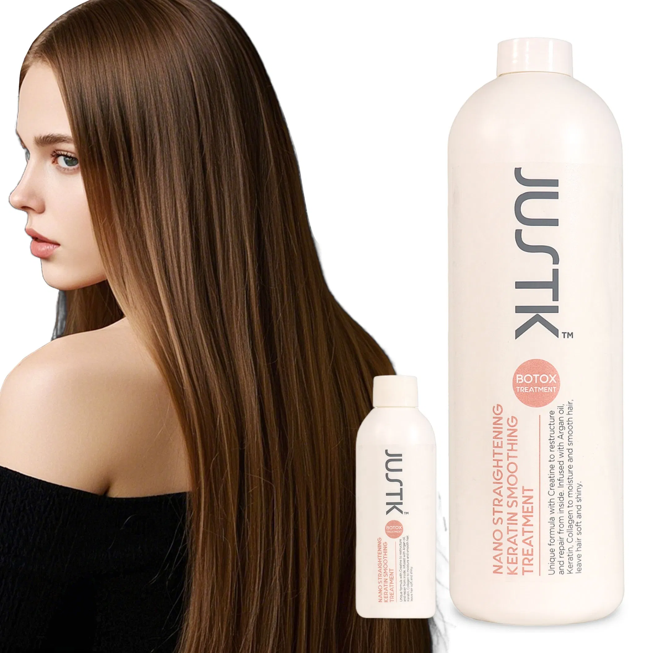 Justk Formaldehyde Free Nano Straightening Hair Cream Smoothing Keratin Collagen Hair Treatment