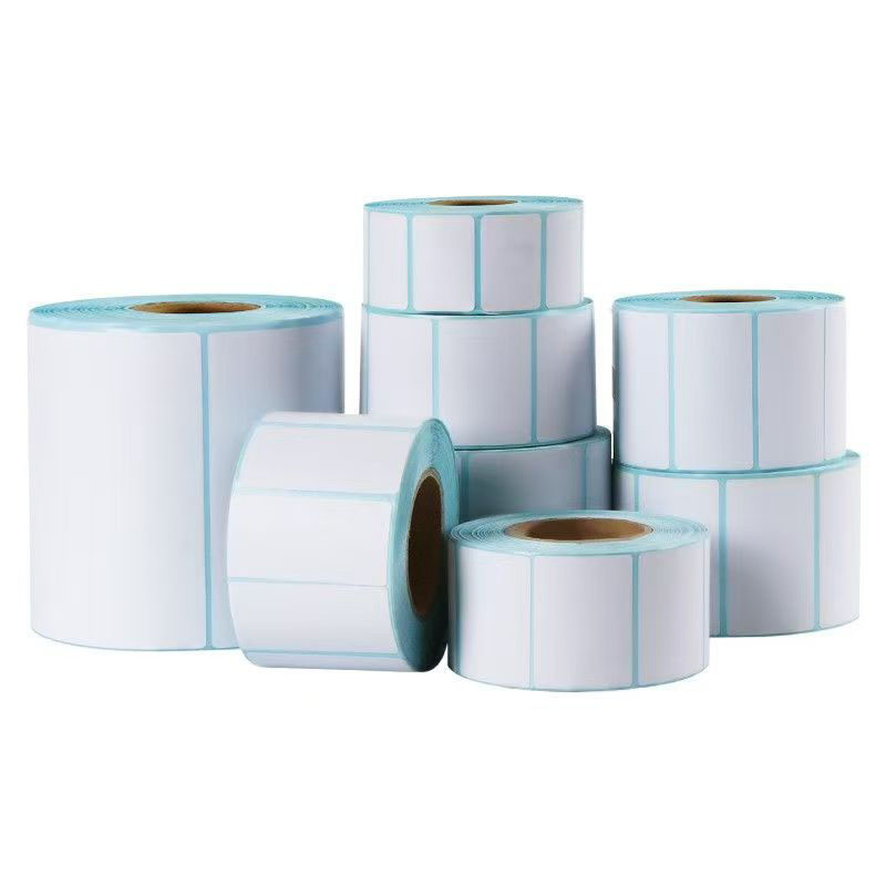Self-Adhesive Label Sticker Paper Roll for Supermarket Labels (customizable in size)