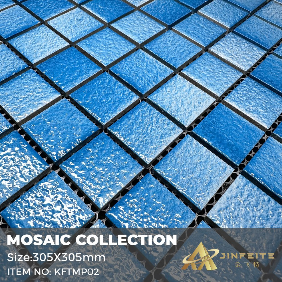 Классическая мозаика для бассейна 30x30 мм