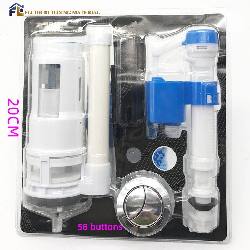 Fluor Adjustable Bottom Entry Toilet Plastic Inlet Fill Valve