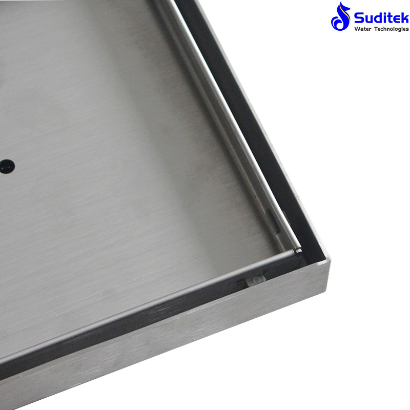 Stainless Square Classic Recessed Floor Waste for Indoor Usage Floor Drain