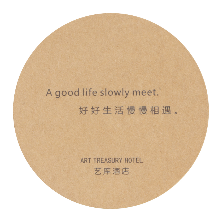Cheap Coffee Restaurant Coasters Cardboard Absorbent Beer Paper Pulp Coasters for Drink