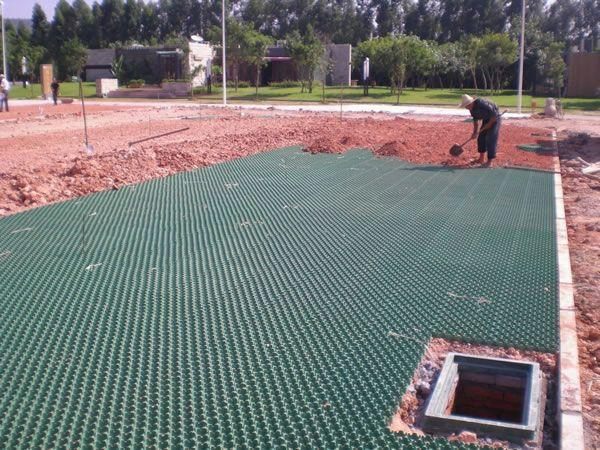 50mm HDPE Roads Planting Parking Lot Grass Grid Paver