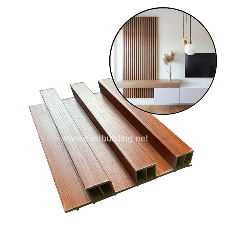 New Design Wood Composite Boards Interior Decoration PVC Wall Panel with Cladding Panel From Factory Direct