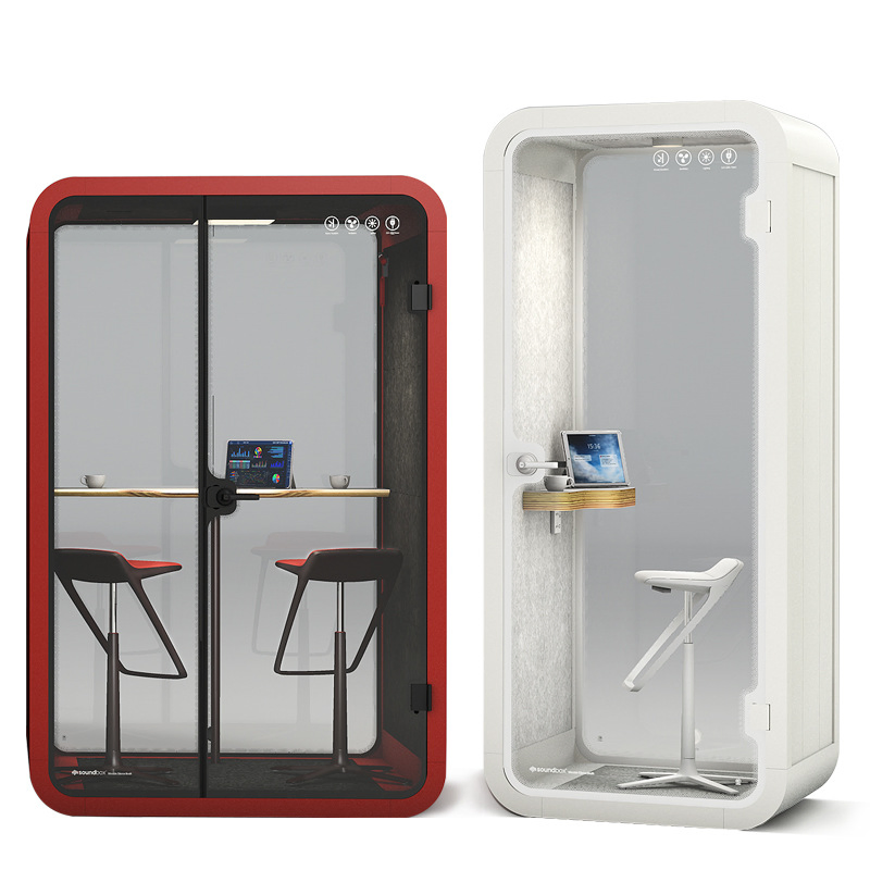 Removable Silent Warehouse Soundproof Booth Studio Room Call Pod with Ventilation System