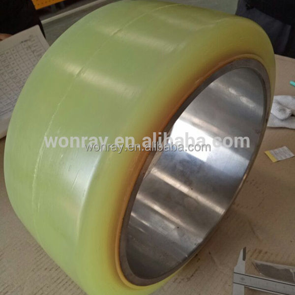 13X5.5X9.5 Press on Forklift Polyurethane Tyre Wheels