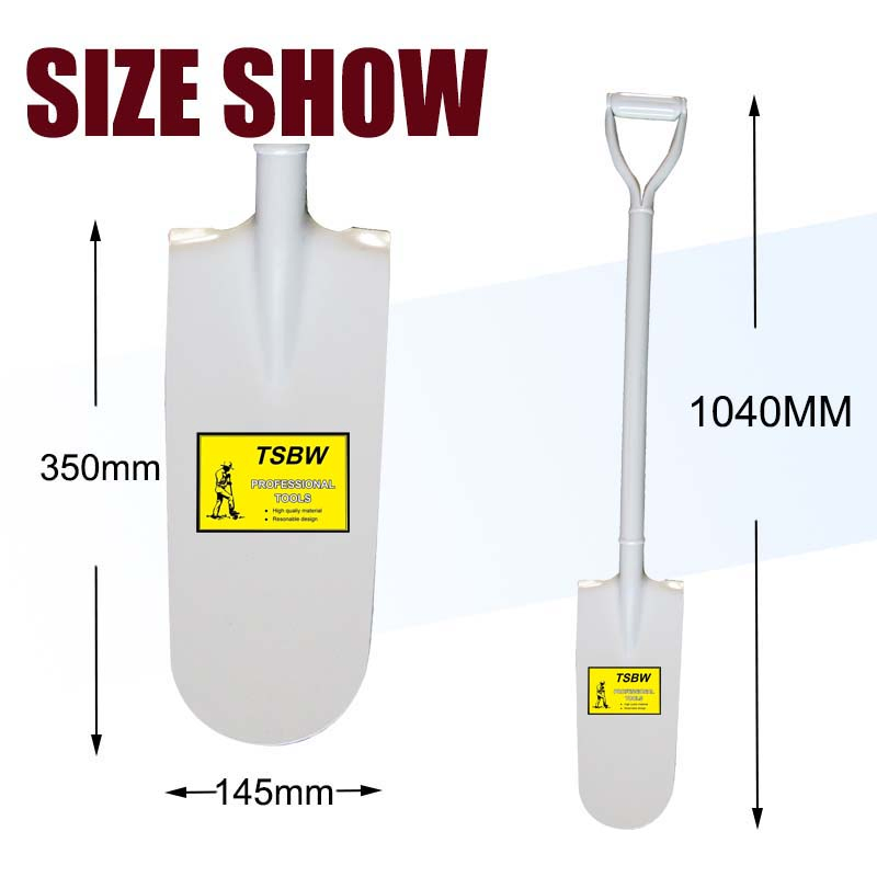 Tree Digging Shovel Garden Farming Agricultural Tool Steel Handle Trenching Spade