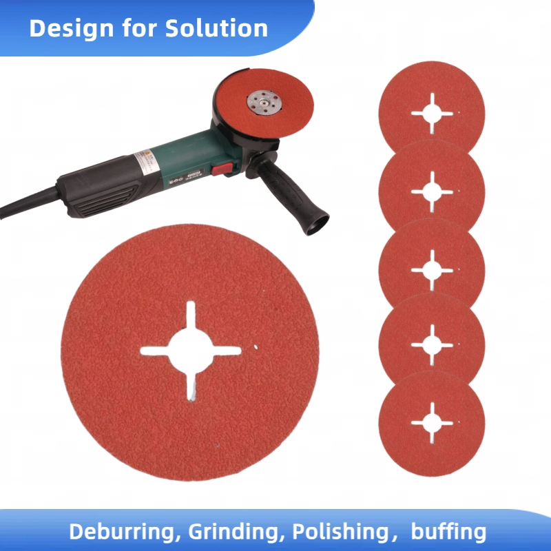 Абразивный круг из вулканизированного волокна 125мм для шлифовки