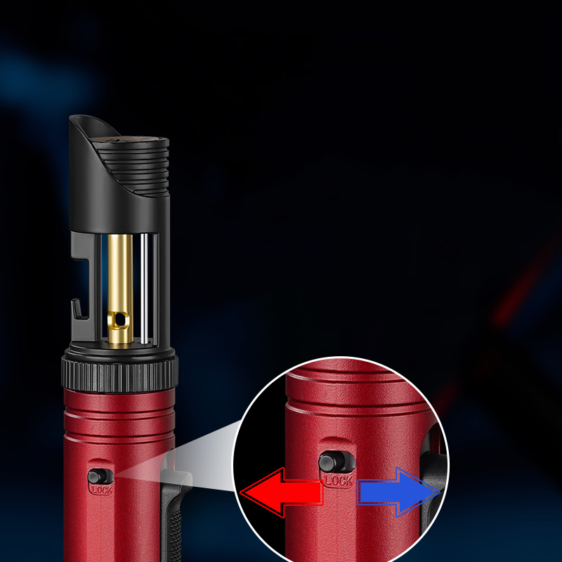 High Firepower Direct Injection Bottle Opener Spray Gun Lighter Welding Barbecue