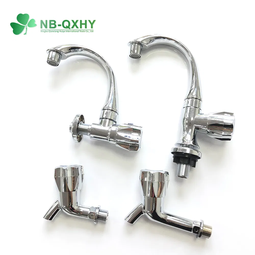 ABS Chrome Plated Plastic Single Hole Kitchen Faucet Water Tap
