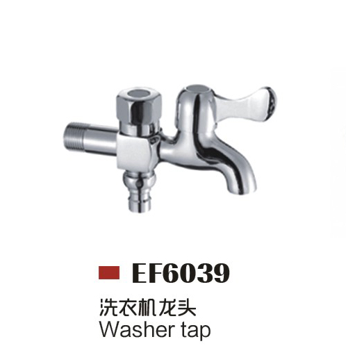 Washing Machine Tap Stainless Steel Single Mixer Laundry Taps Faucet Wall Mounted Bathroom Basin Faucets