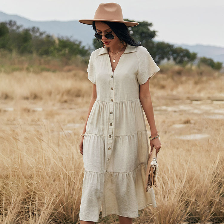 Рубашка женская весенняя плиссированная короткий рукав