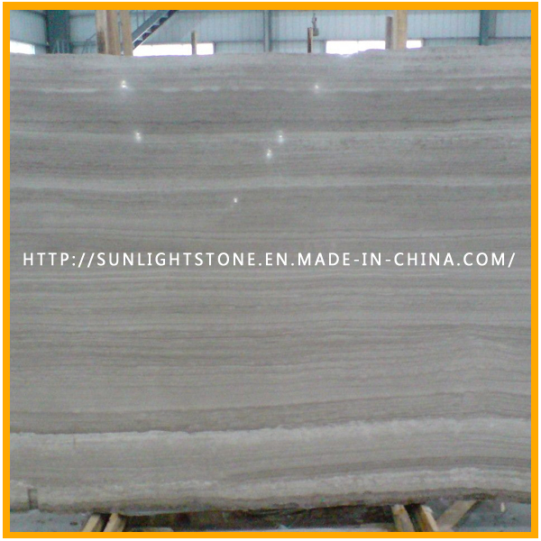 Серый мрамор под дерево для пола в ванной и кухне