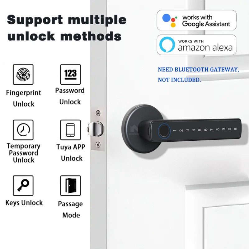 Good Price Smart Lock Easy Install Fingerprint Digital Certificated Card Lock