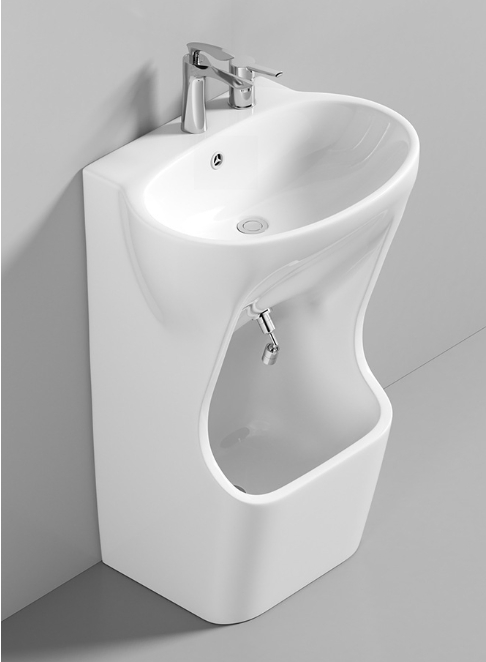 Middle East Muslim Foot Wash Basin One-Piece Face Wash Feet Ceramic Small Clean Basin