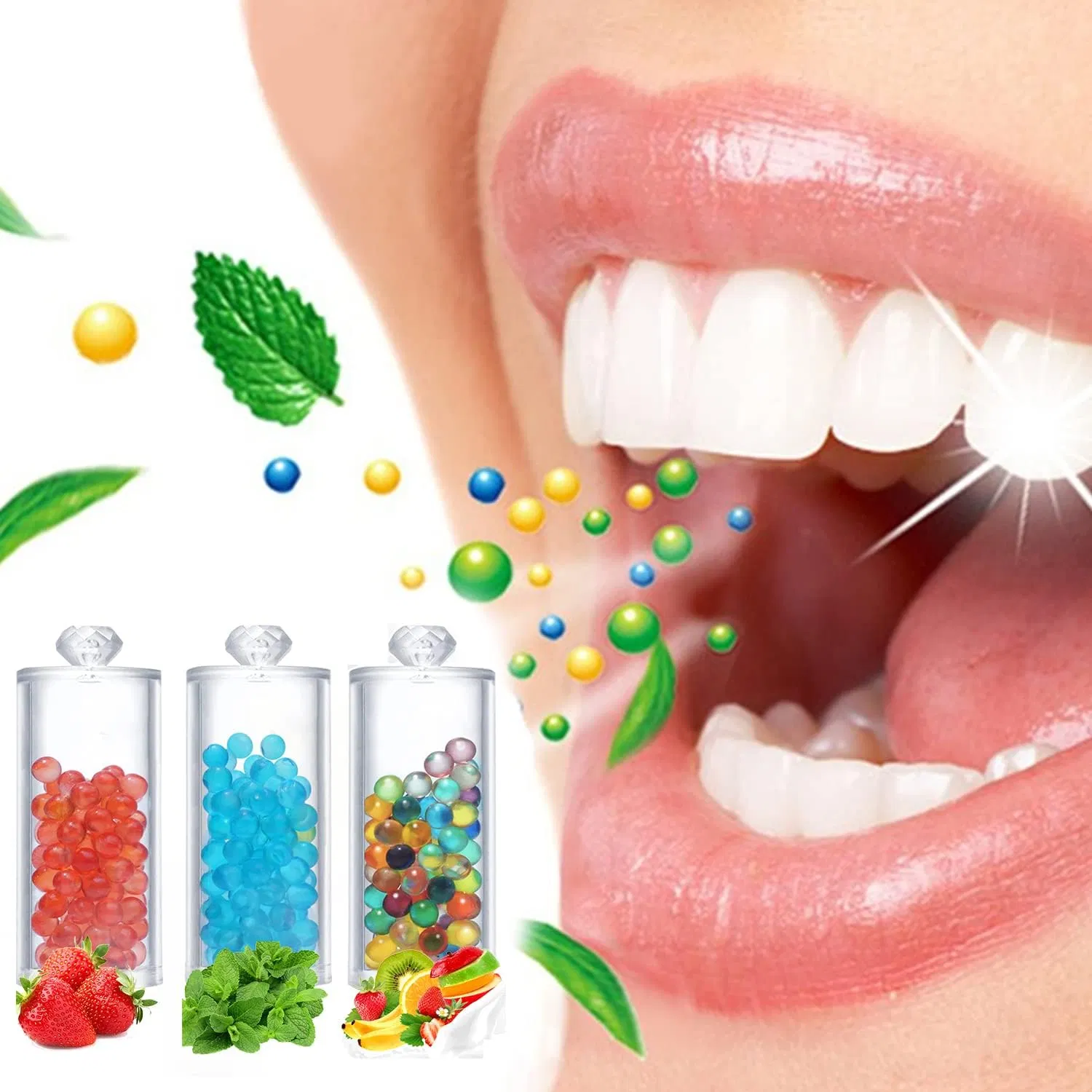 Mixed Fruit Flavored Cigarette Pops Beads Bamboo Stick Small Popping Capsule Manufacturer