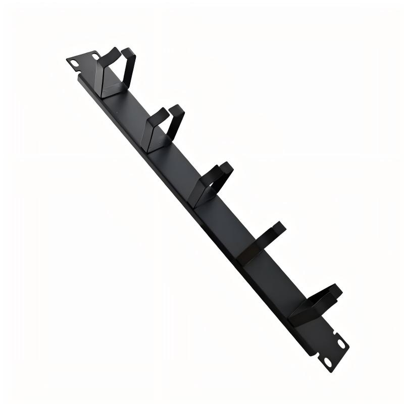19-Inch Metal Cable Management Holder Rush Type with Ring