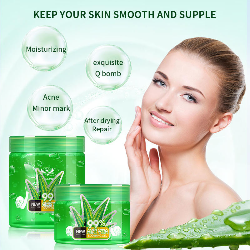 Aixin Cosmetics Skin Care After Sun Repair Moisturizing Beauty Cream Aloe Vera Gel