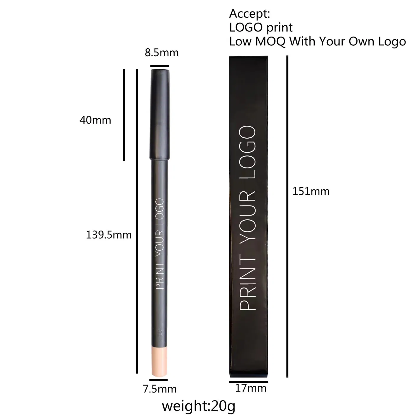 Wholesale 12 Colors Lip Liner Pencil Private Label Matte Lipliner Pencil