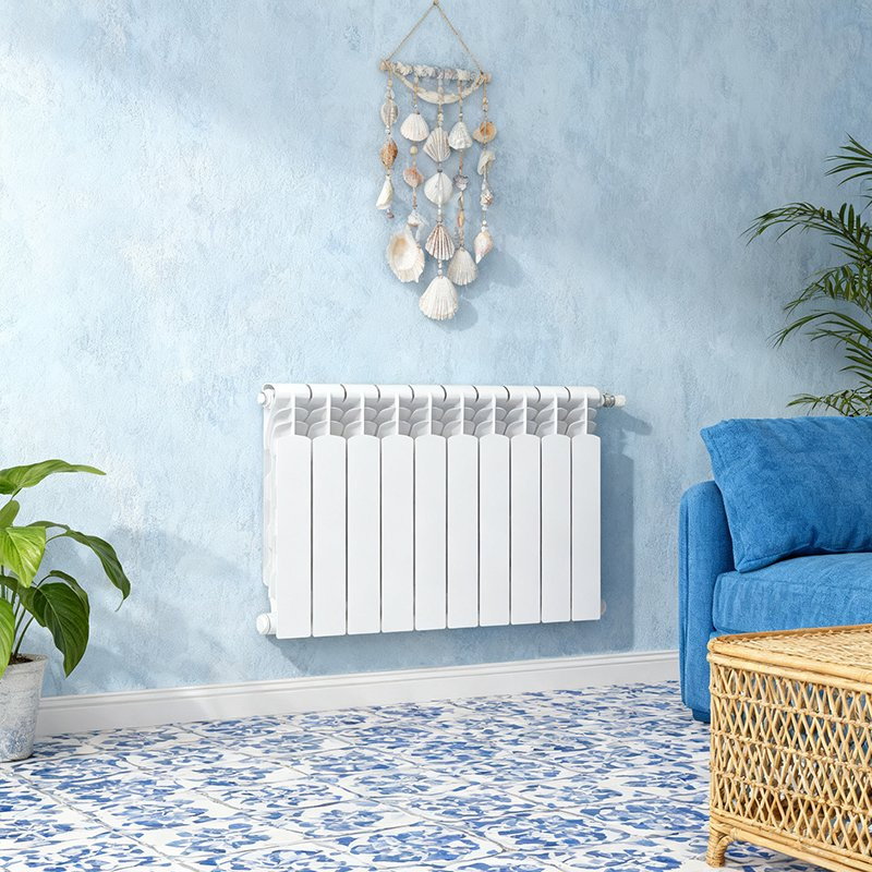 Rapid Warming Modern Aesthetic Copper-Aluminum Composite Radiators for Bedroom Heating