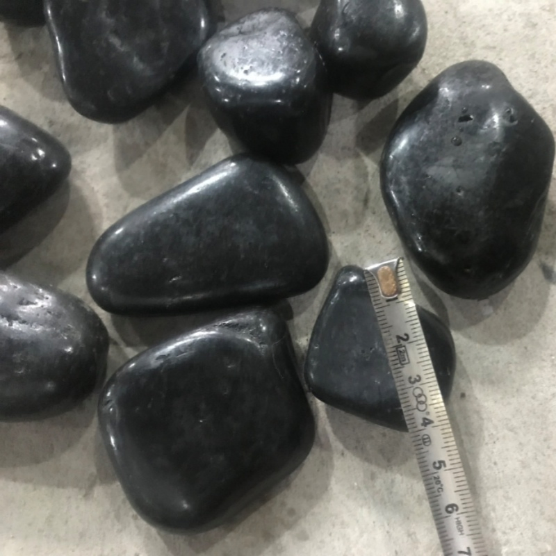 Natural Stone Black Pebble Stone