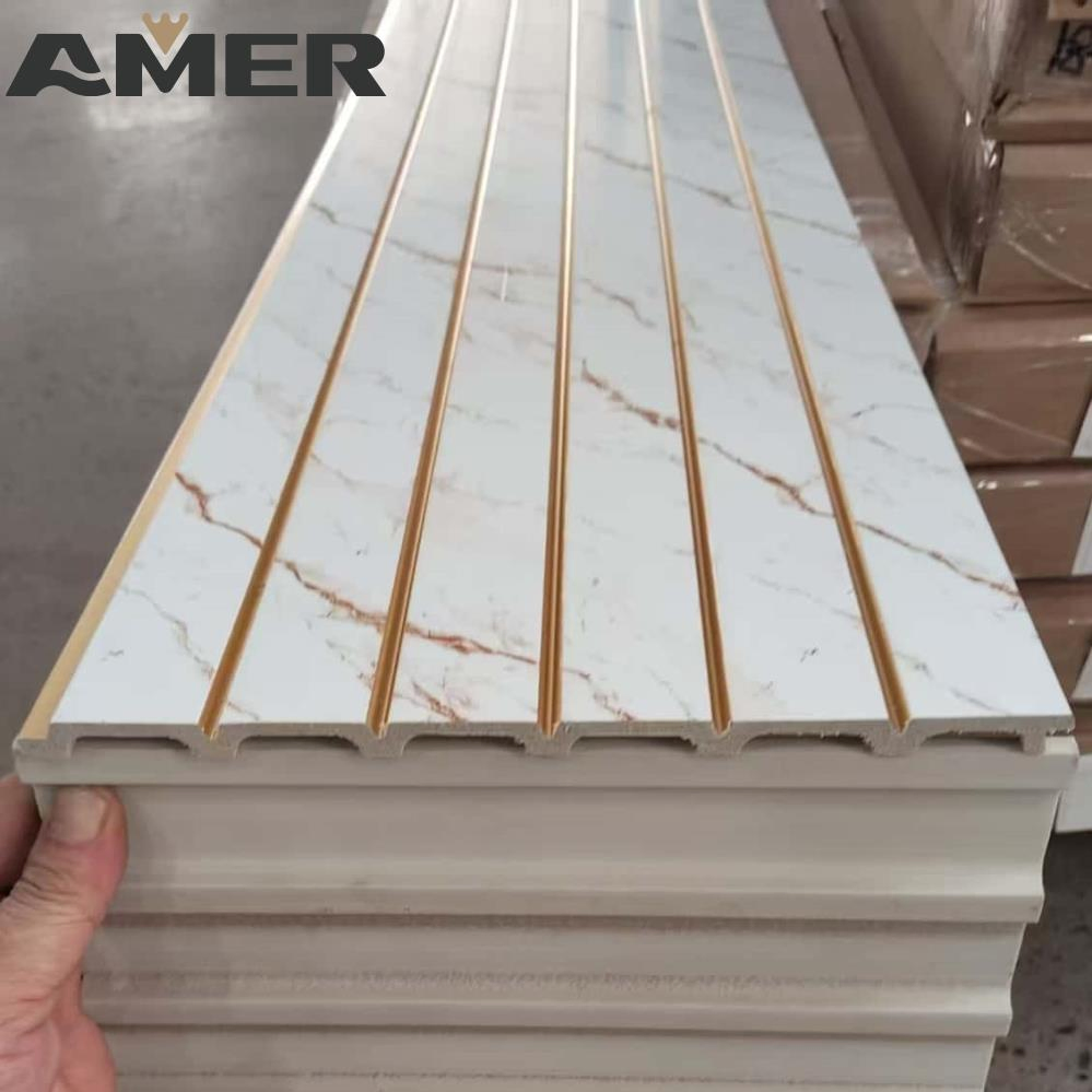 Hot Selling Interior Decoration Design Manufacture Large Wallboard Waterproof TV Setting Wall of PS Wall Panel Moulding