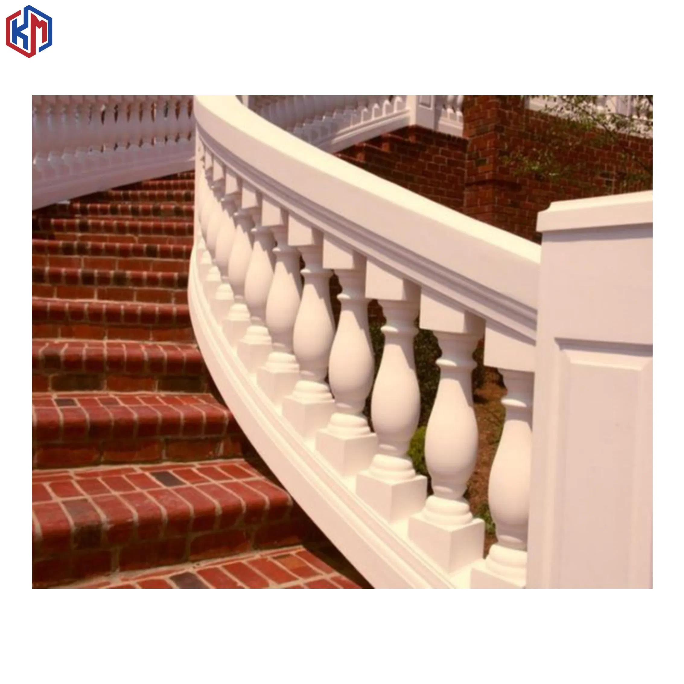 Stair Balustrade Grc Gfrc Precast Concrete Exterior Stair Natural Stone Baluster