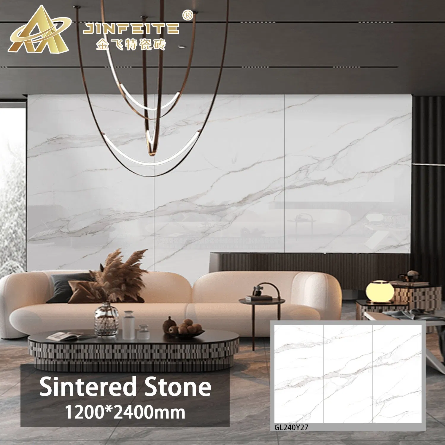 High Quality White Marble Sintered Stone for Durable Construction Needs 1200*2400/800*2600mm