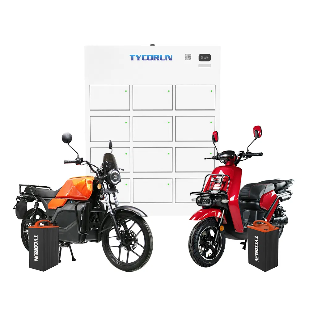 Fast Charging Battery Swap Cabinet System Outdoor Share Motorcycle Battery Swapping Cabinet