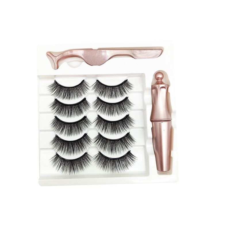 Wholesale Whole Fashionable False Eyelashes with Eyeliner Lotion