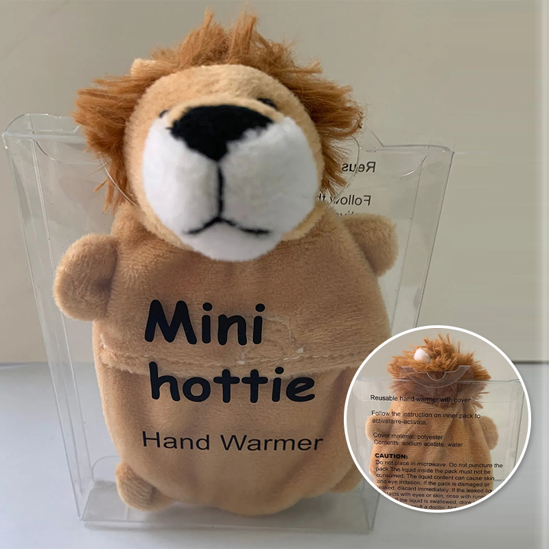 Cartoon Plush Hot Water Bottle Cover PVC Hand Warmer