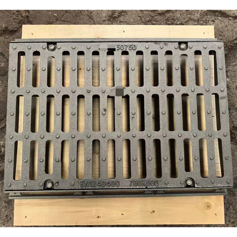 Commercial Application Steel Structure Walkway Trench Drain System D400 750X500 Manhole Channel Grating