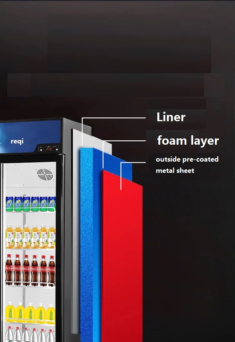 Mini Ice Cream Freezer Showcase Table Type with Sticker for Ice Cream Shop Ice Cream Factory