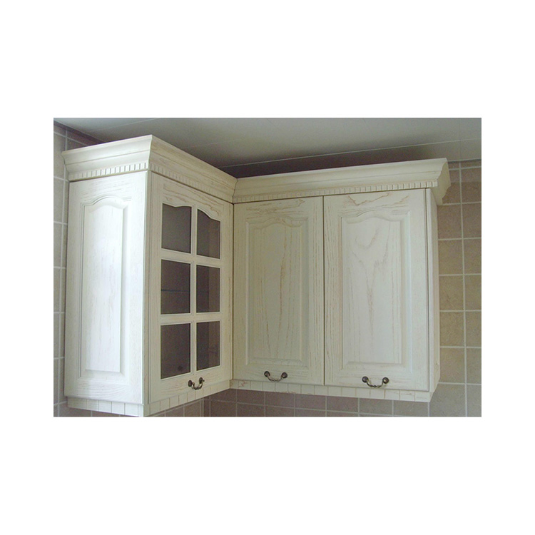 Custom American European Rustic Maple Oak Walnut Stained Solid Wood Modern Kitchen Cabinets