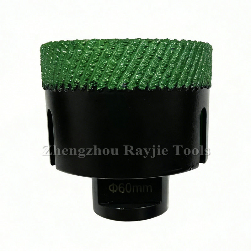 Vacuum Brazed Diamond Matrix Hole Saw Ceramic Tiles Hole Saw for Tiles Ceramic Porcelain Granite Marble