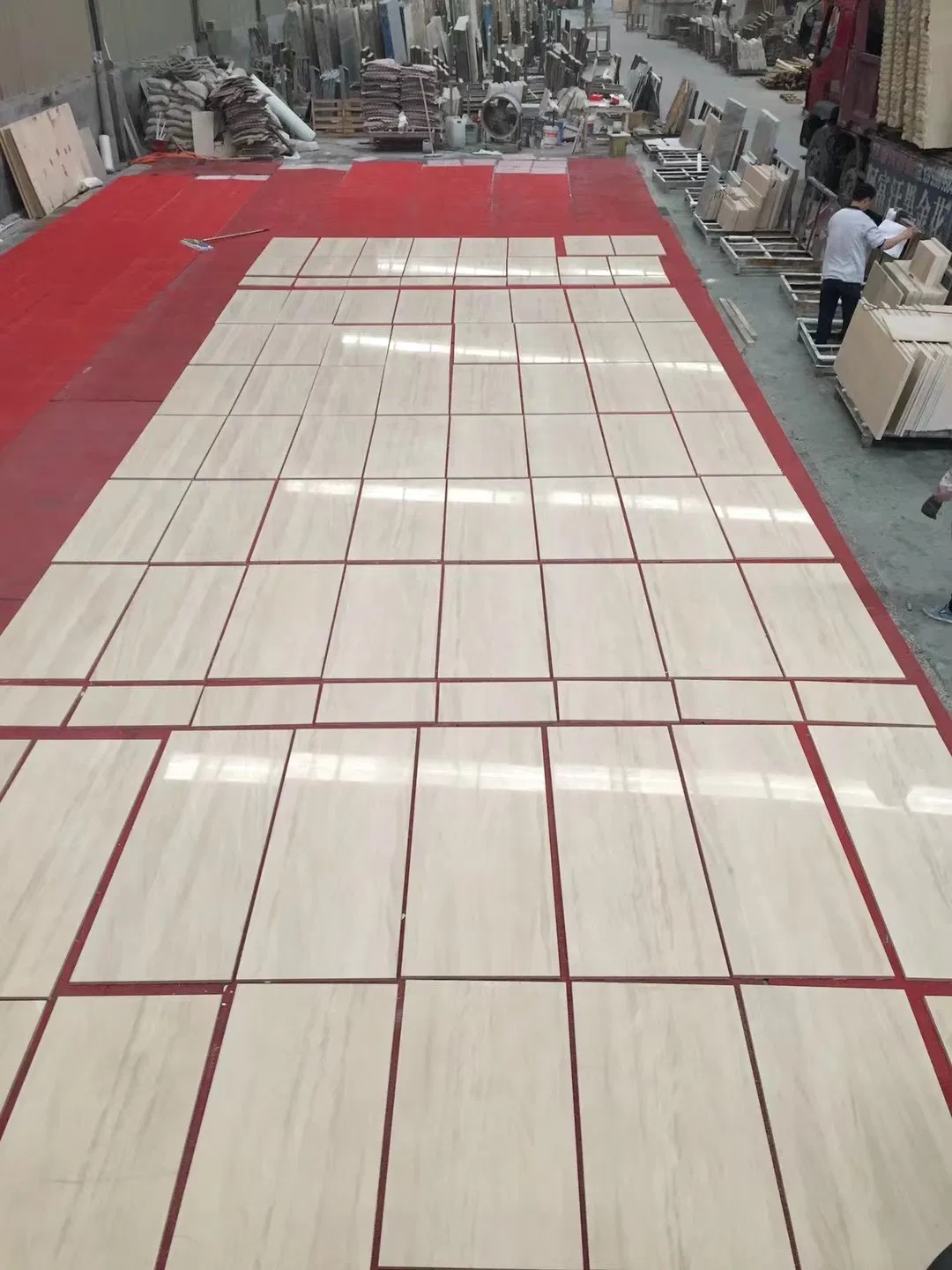 Beige Moca Cream Limestone for Tiles and Wall