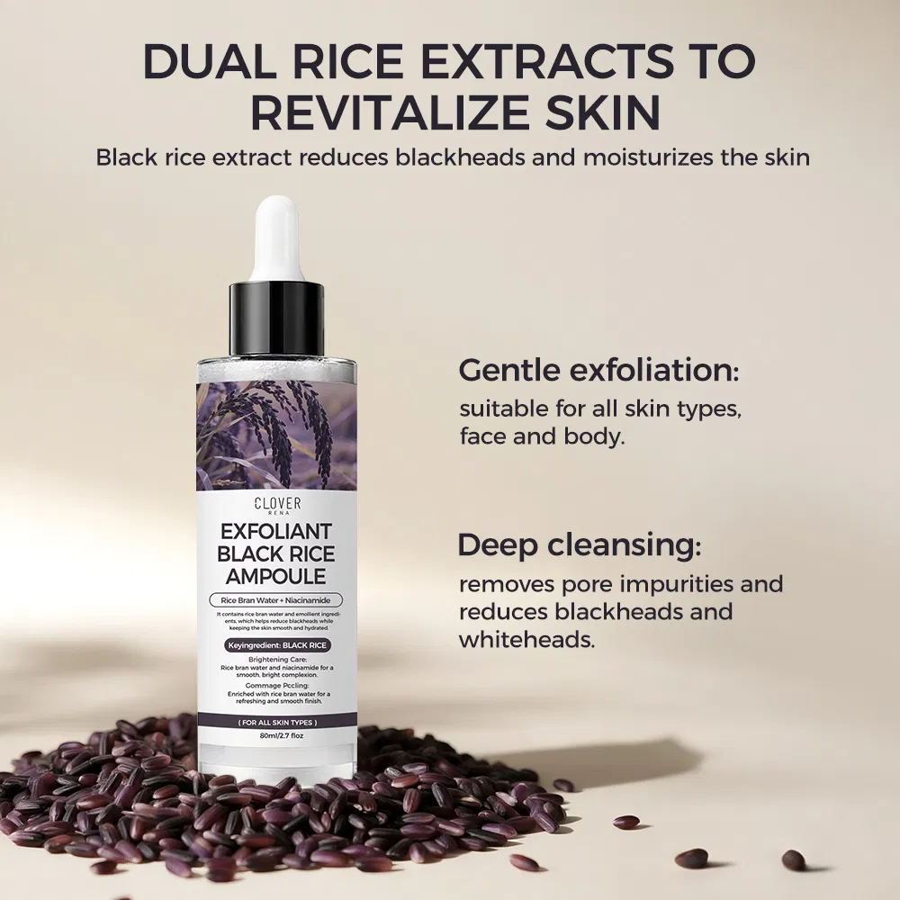 Exfoliant Rice Ampoule Rice Ferment+Niacinamide Brighten/Hydrate Smooth All Skin Types Ampoule Face Serum