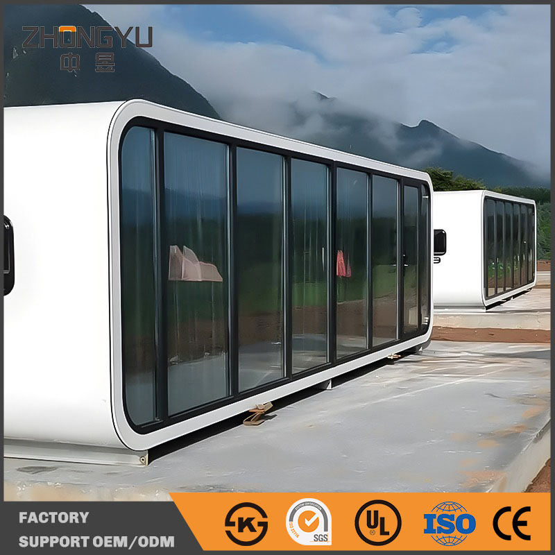20FT/40FT High-Strength Steel Prefab Hotel Pod Home Airbnb Space Capsule House Tiny House Tiny House Apple Cabin with Factory Price