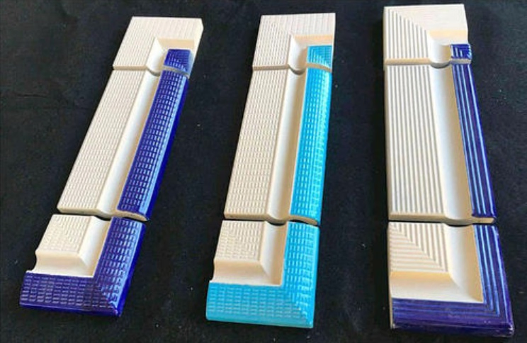 Standard Swimming Pool Accessories White Square Tiles Outdoor