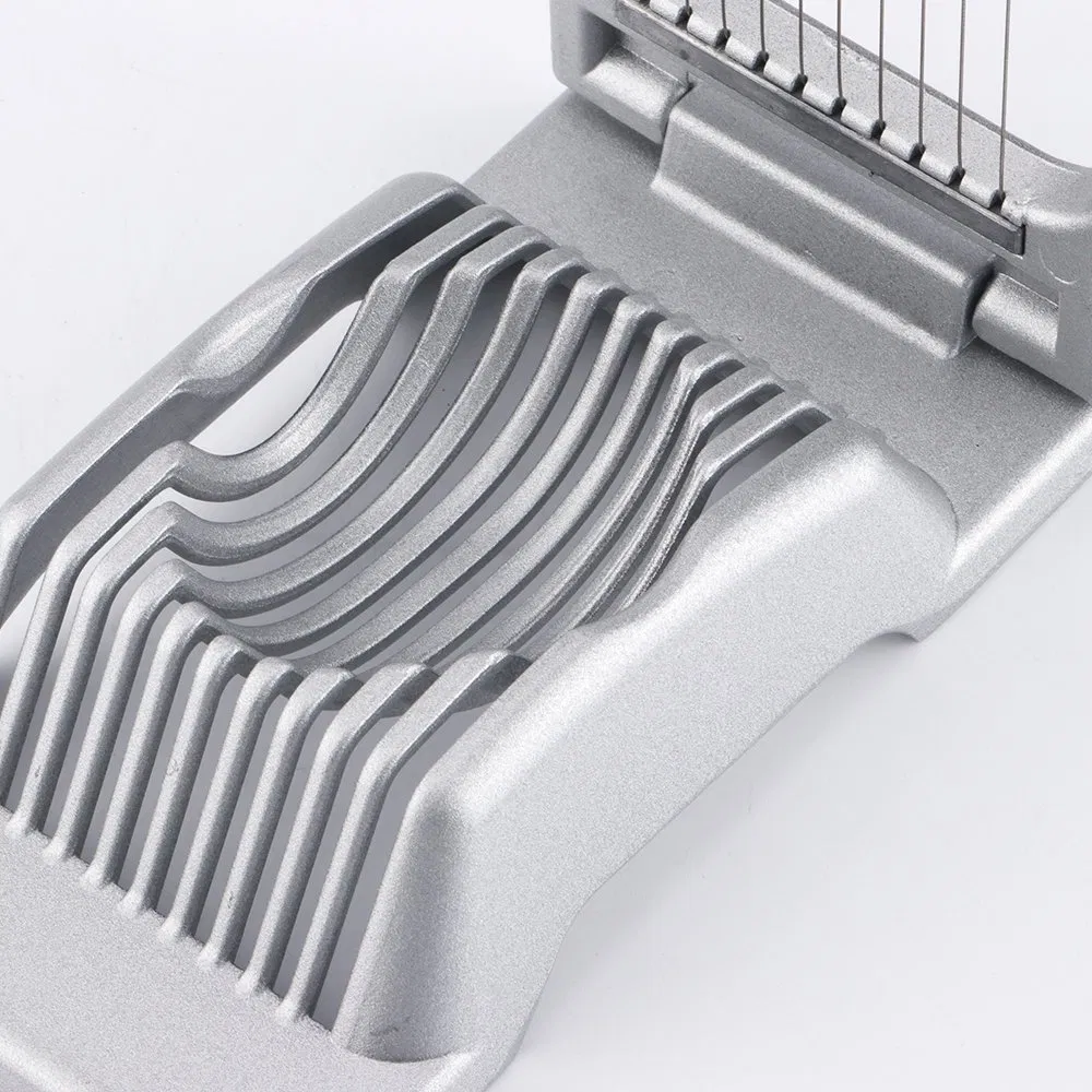 Egg Slicer for Hard Boiled Aluminum Alloy Wire Egg Slicer Dishwasher Safe for Egg Strawberry Soft Fruit