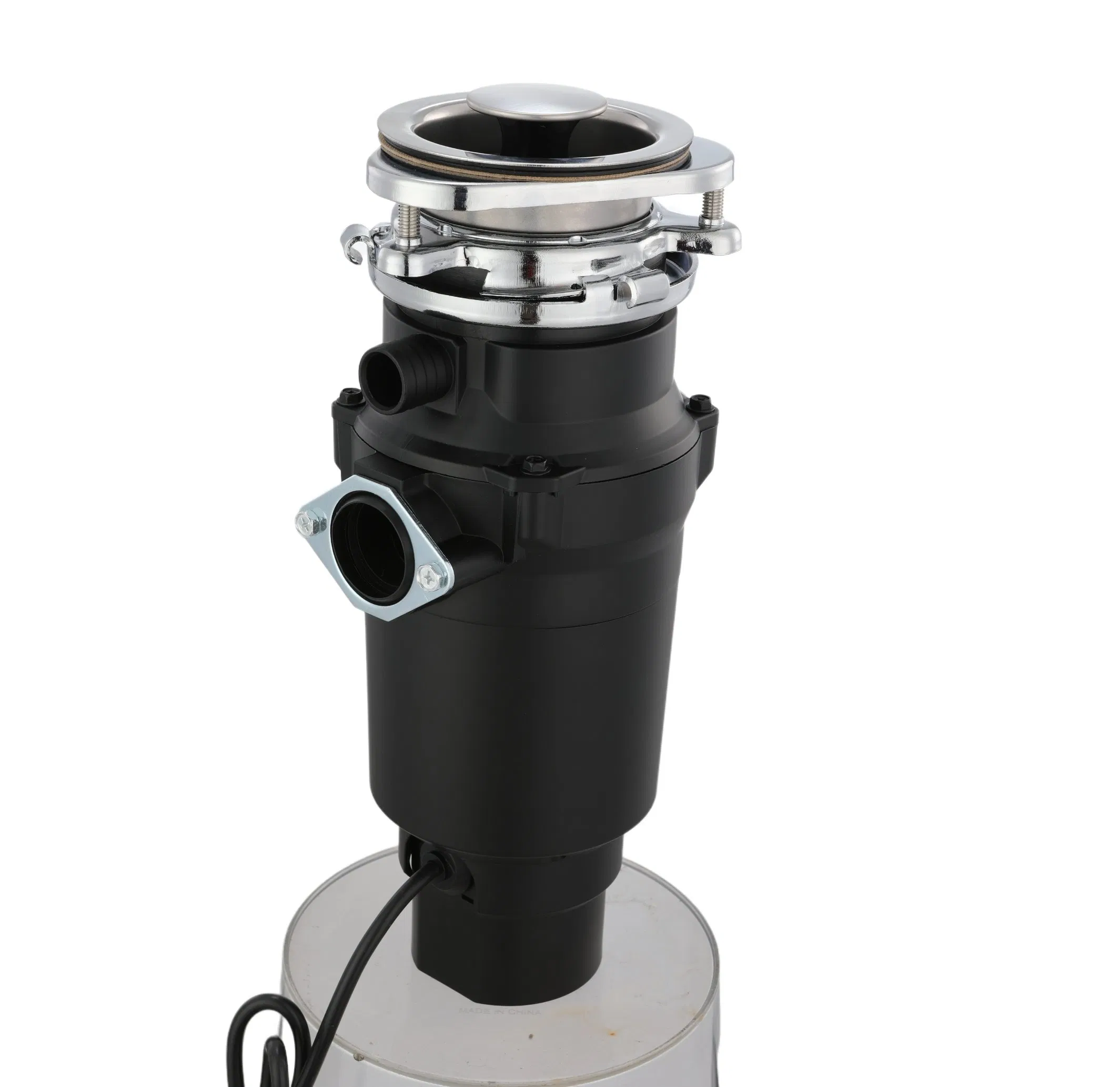 Household Kitchen Sink Food Waste Disposer with Permanent Magnetic DC Motor