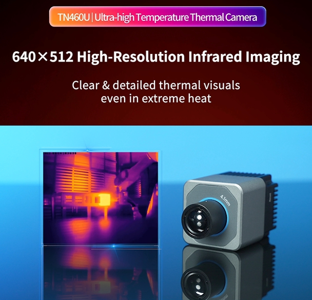 Wireless Non-Contact Thermal Imaging Camera Designed for Accurate Temperature Measurement and Monitoring up to 2000&amp; Deg; C