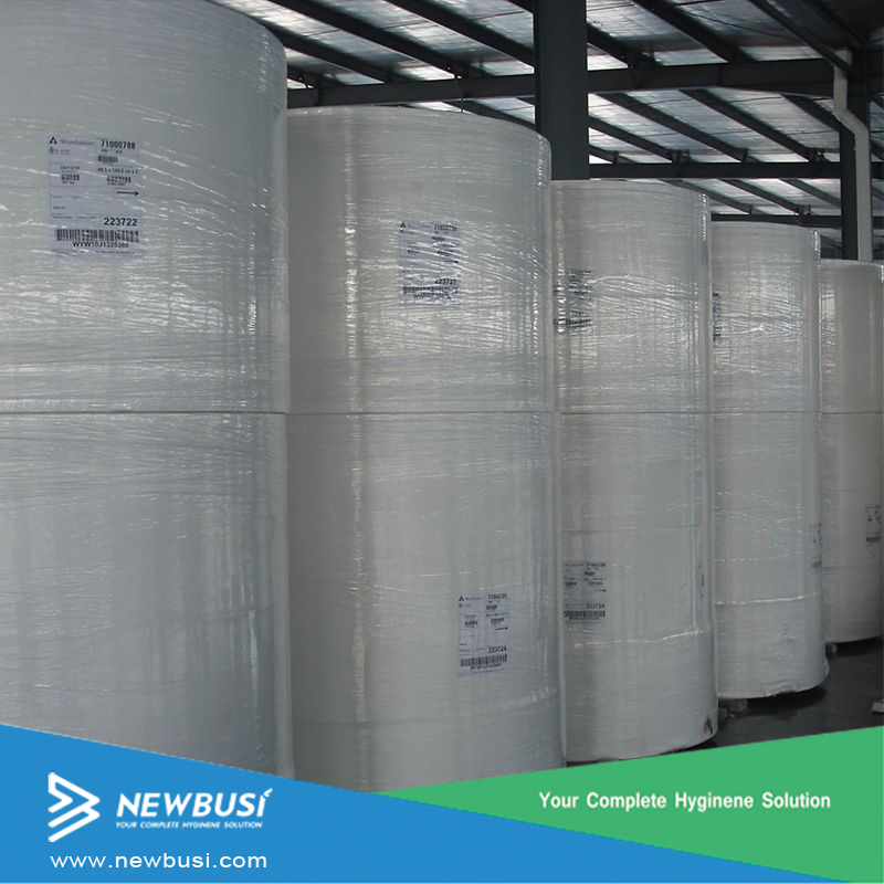 High-Absorbency High Quality Standard Untreated Fluff Pulp Baby Diaper Raw Materials and Sanitary Napkin Manufacturing