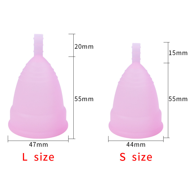 Reusable Medical Grade Silicone Menstrual Cup Feminine Hygiene Product Lady Menstruation Cup